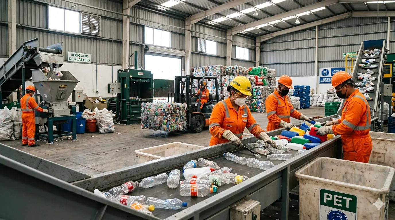 reciclador de plastico